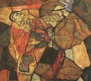 Egon Schiele Agony (mk12) painting